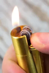 Kişiye Özel Isim Baskılı Clipper Metal Çakmak, Kutulu Metal Çakmak, Gold Clipper Çakmak