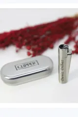 Kişiye Özel Isimli Gümüş Renk Metal Çakmak