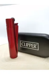Clipper Kırmızı Metal Çakmak