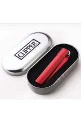 Clipper Kırmızı Metal Çakmak