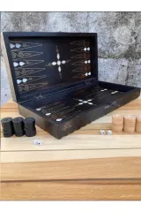 Ahşap Orjinal Sedefli El Yapımı Tavla, Antep El Yapımı Tavla