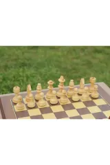 El Yapımı Ceviz Katı Satranç Seti, Lüks Satranç , Ahşap Satranç Taşları, Katı Ceviz Satranç,