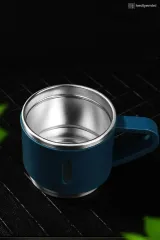 Kişiye Özel Isimli 500 Ml Paslanmaz Çelik Bardaklı Termos, Çay Kahve Termos, Seyahat Araç Termos