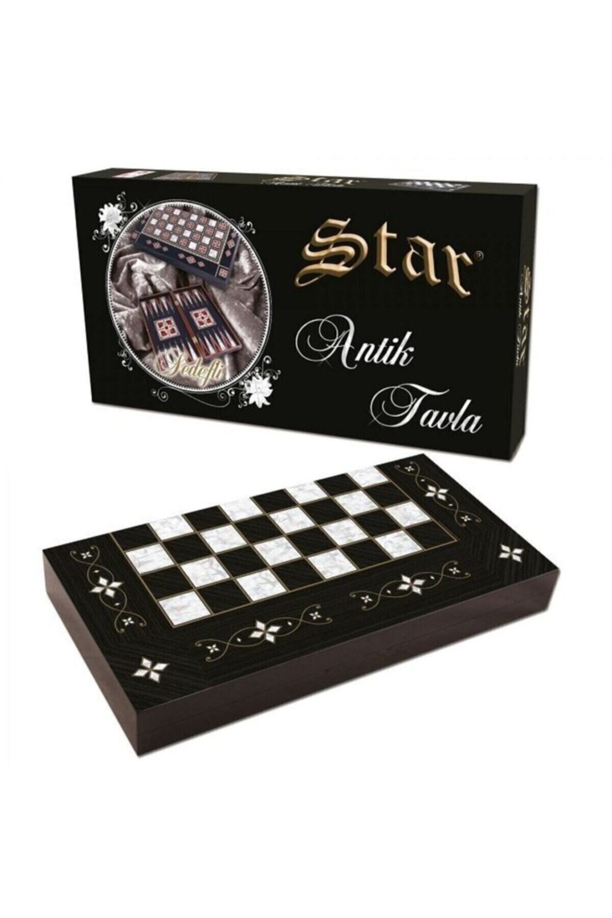 Polyester Antik Mine Tavla Takımı