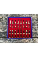 Premium Satranç Takımı Eşsiz Metal Ve Pleksi Taşlar Ve Mermer Desenli Satranç Tahtası