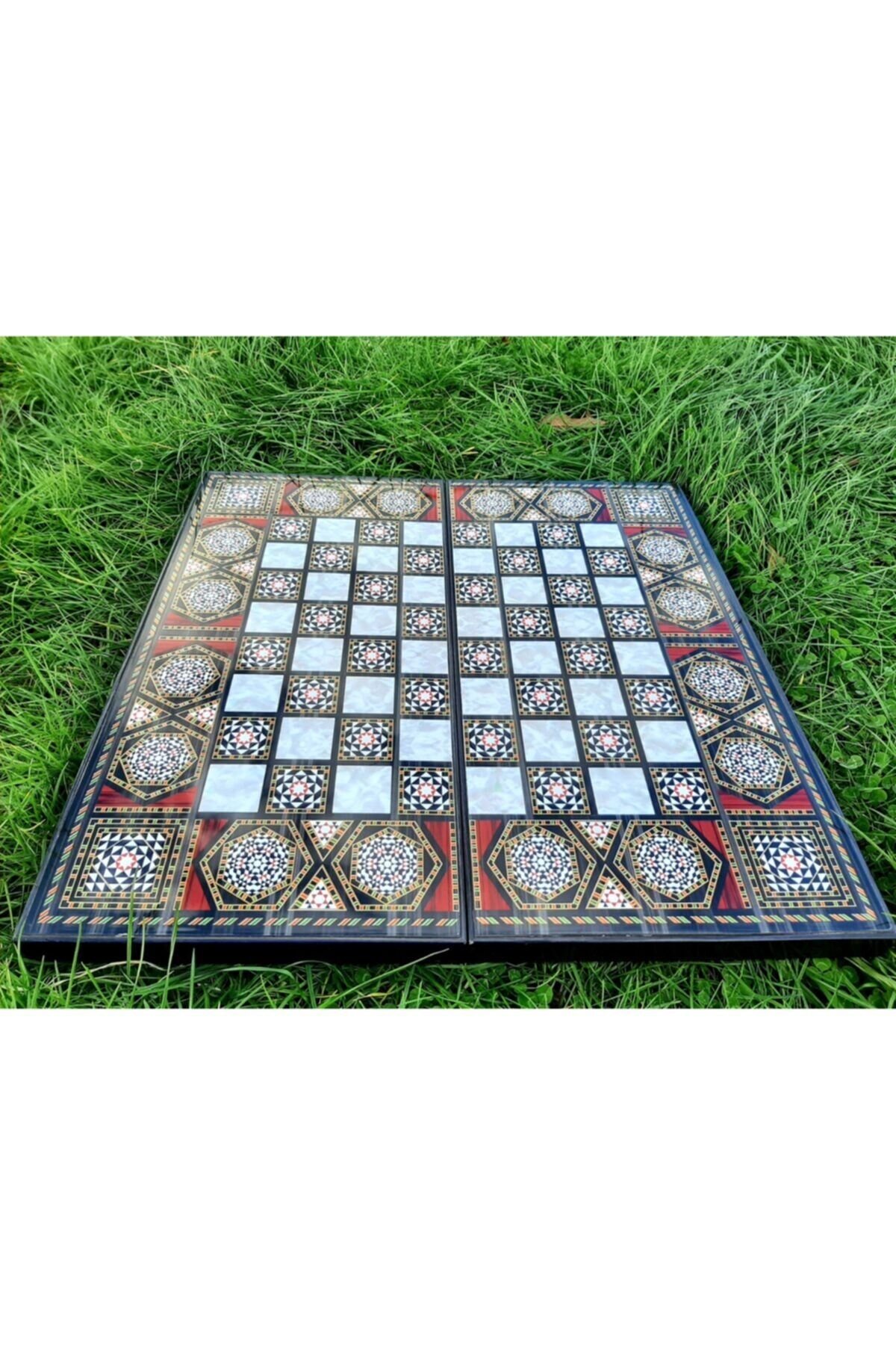 Ahsap Tavla Satranç, Ahşap Tavla Takimi, Ahsap Satranc Takimi,cilalı Tavla, Hediyelik Eşya