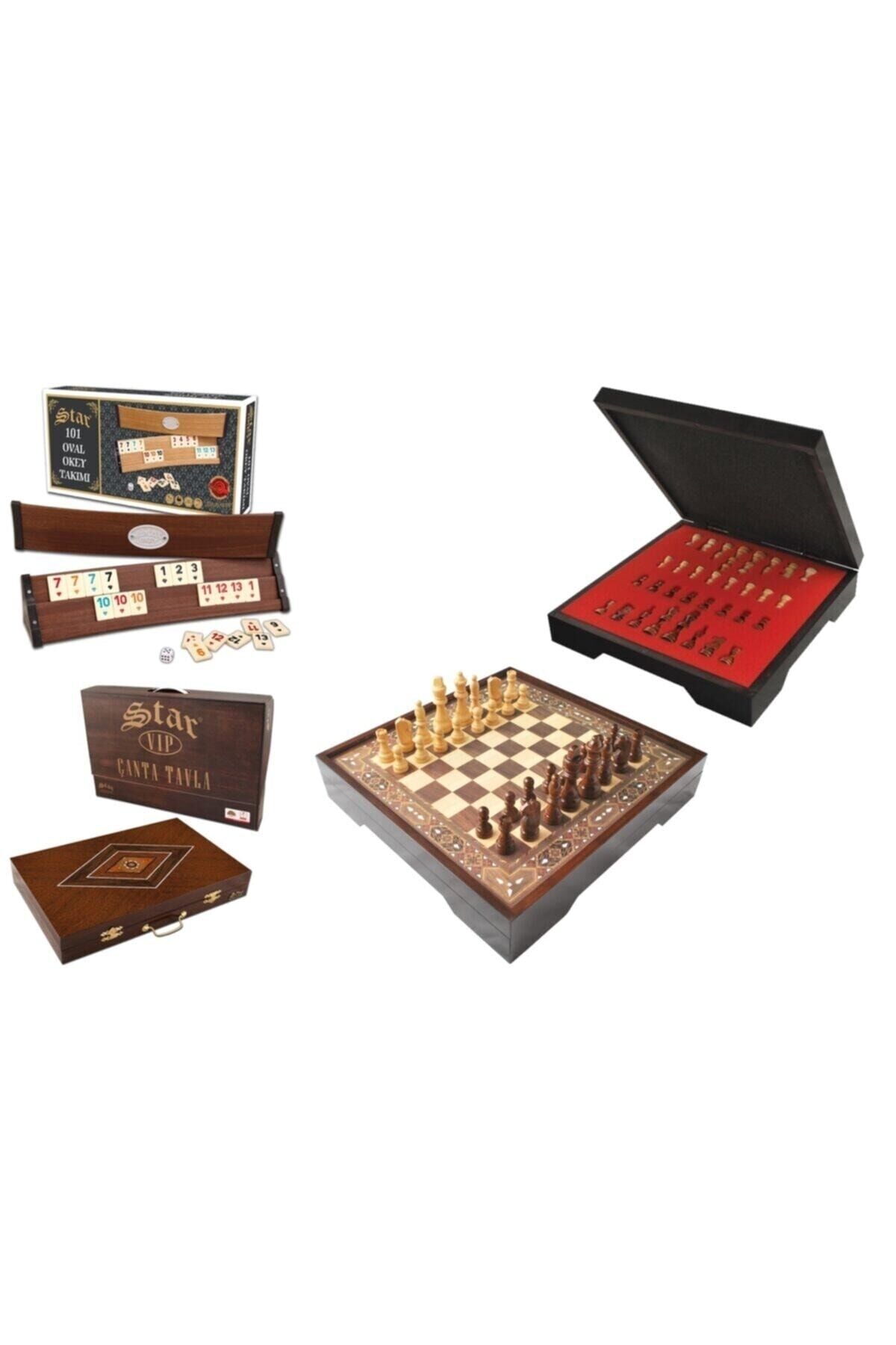 Vıp Okey Takımı , Vıp Satranç Santranç , Tavla Takımı Isime Özel Hediyelik