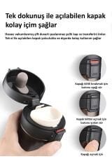 Thermoschu Filtreli 304 Paslanmaz Çelik Çift Katmanlı 380 ml Termos Bardak