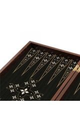 Ahşap Pullu Tavla Seti , Kişiye Özel Tavla Seti