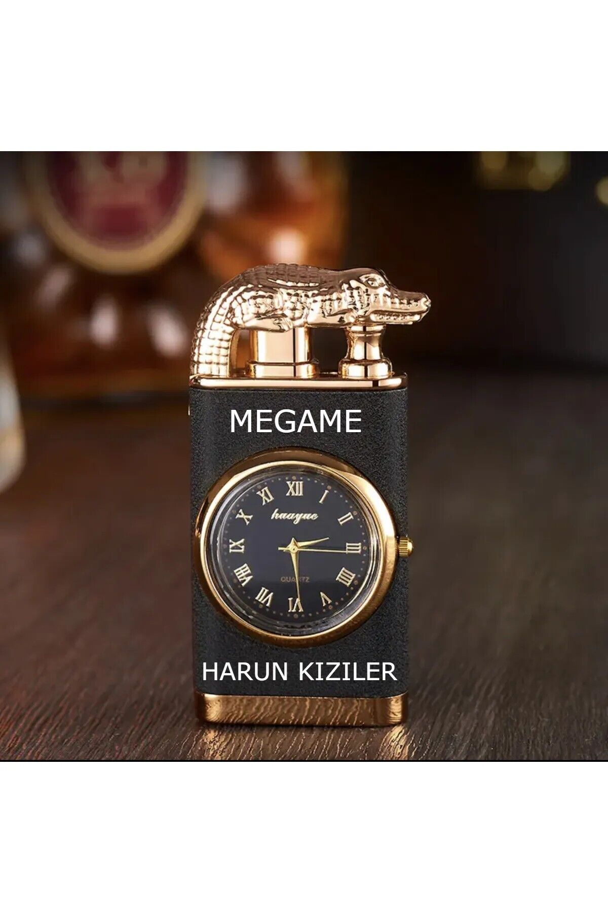 Sevgililer Günü Için Hediyelik Kişiye Özel Isimli Ejderha Çakmak, Saatli Ejderha Çakmak