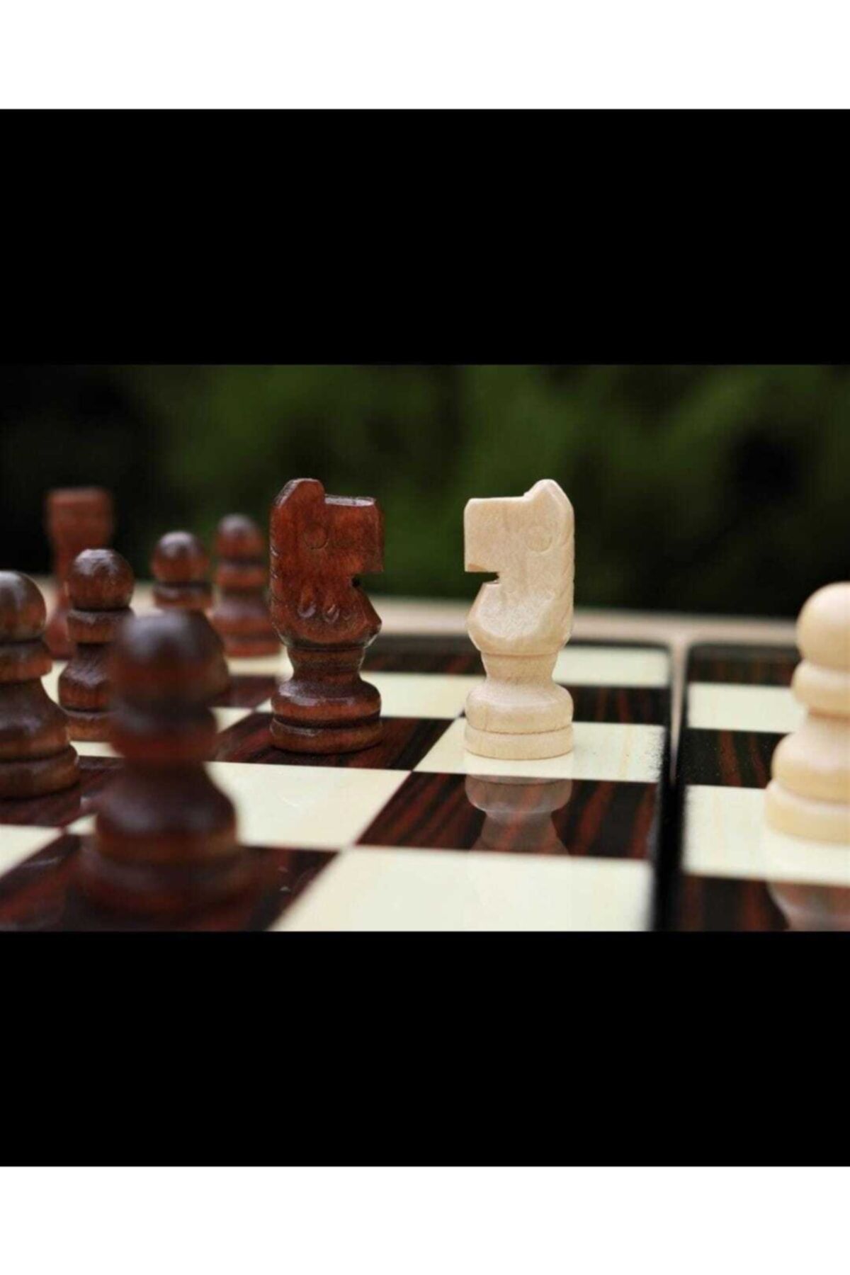 Ahşap Satranç Tavla Büyük Boy, Ahşap Satranç, Ahşap Tavla, Cilalı Vernikli Tavla