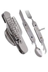 kişiye özel Ortadan Ayrılabilir Çok Amaçlı  Çatal Kaşık Bıçak Kiti Çakı Seti