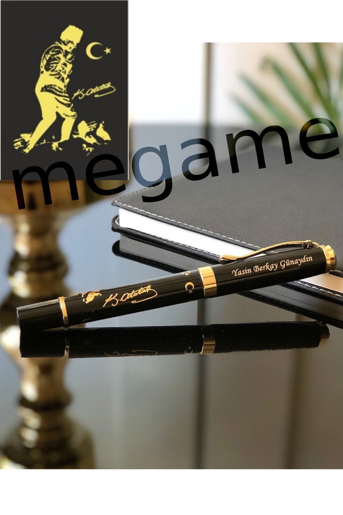 Anneler Günü Için Hediyelik Kişiye Özel Atatürk Temalı Ve Imza Işlemeli Özel Kutulu Kalem