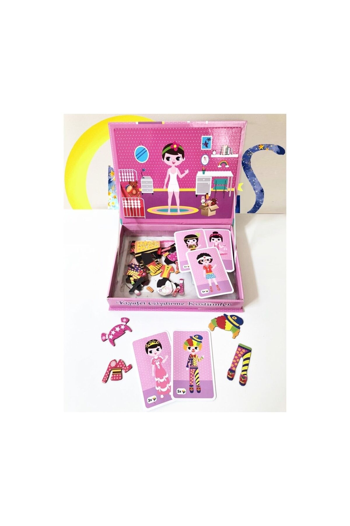 Manyetik Kıyafet Giydirme Oyunu Etkinlik Kitabı