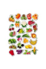 Manyetik Meyve Ve Sebzeler, Öğretici Oyun, Meyve Oyun Seti. Zeka Geliştirme Oyunu