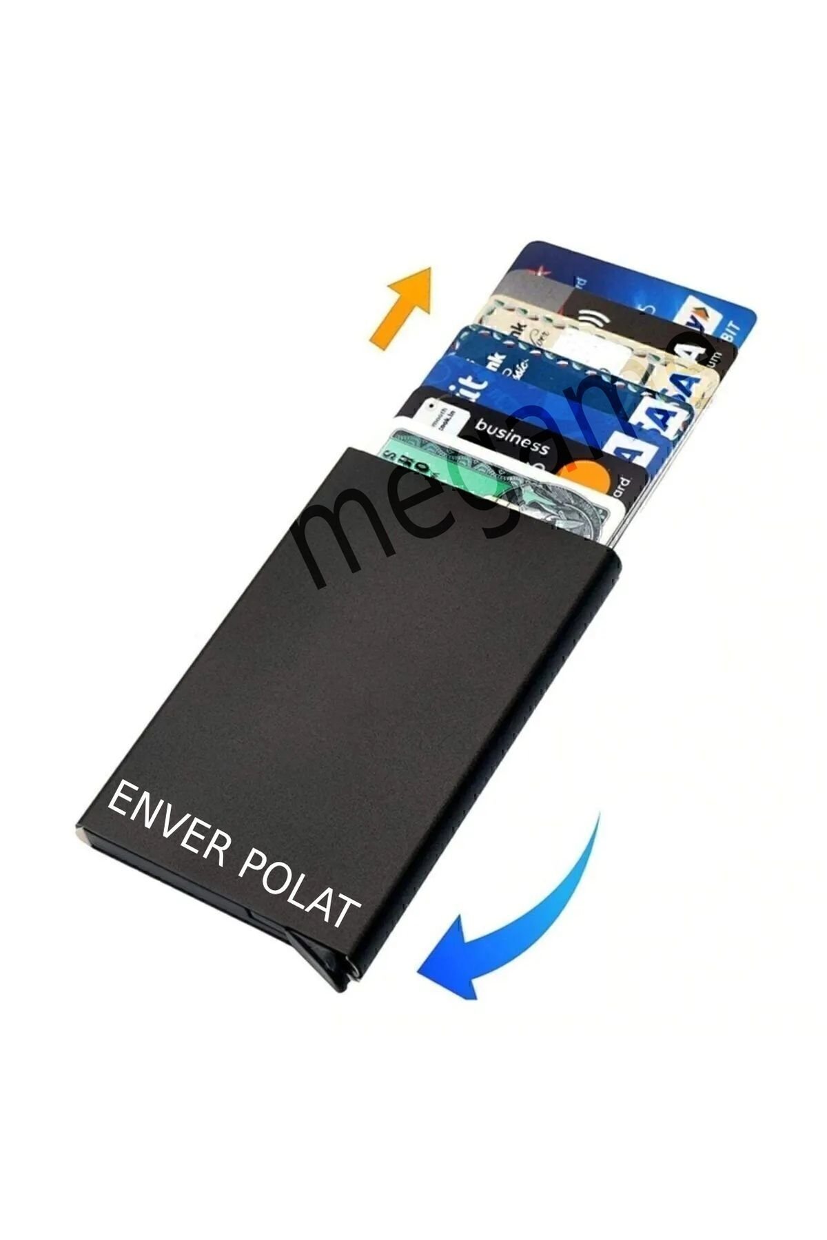 Kişiye Özel Isim Baskılı Metal Kartlık, Metal Kartlık, Hediye Kartlık