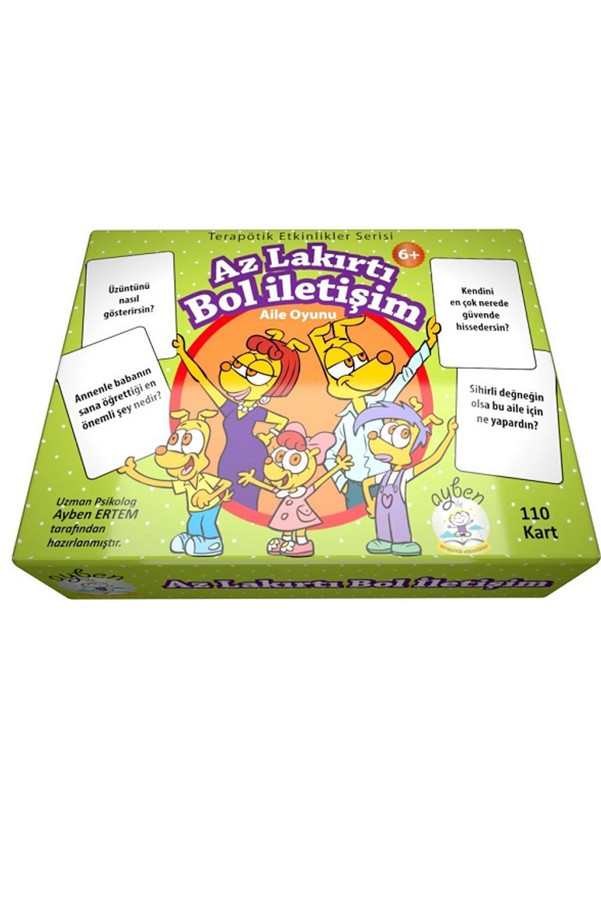 az lakırtı bol iletişim ,6-12 yaş,aile oyunu , iletişim oyunu, duygu oyunu, zeka oyunu , ayben