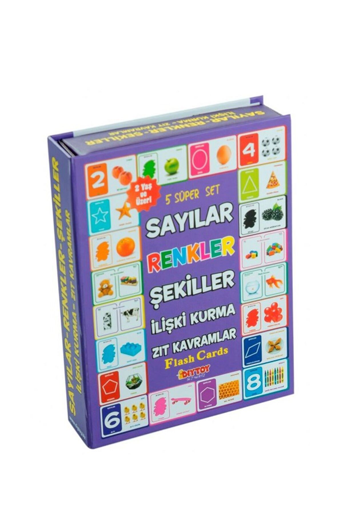 sayılar, şekiller, renkler ,ilişki kurma, zıt kavramlar, 5li set , zeka kartları