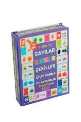 sayılar, şekiller, renkler ,ilişki kurma, zıt kavramlar, 5li set , zeka kartları