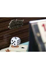 Orijinal Elit Ahşap Okey Deri Kaplama Timsah Derisi Modeli Lüx Okey Takımı Premium