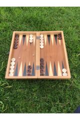 El Yapımı Ahşap Tavla Ve Satranç Seti, Ahşap Tavla, Ahşap Satranç Seti, Satranç Tahtası Oyunları,