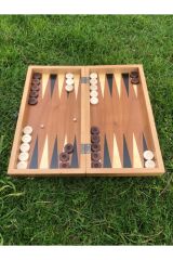 El Yapımı Ahşap Tavla Ve Satranç Seti, Ahşap Tavla, Ahşap Satranç Seti, Satranç Tahtası Oyunları,