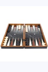 Anneler Günü Için Kişiye Özel Mermer Motifli Tavla, Ahşap Tavla, Cilalı Lüx Kaliteli Tavla