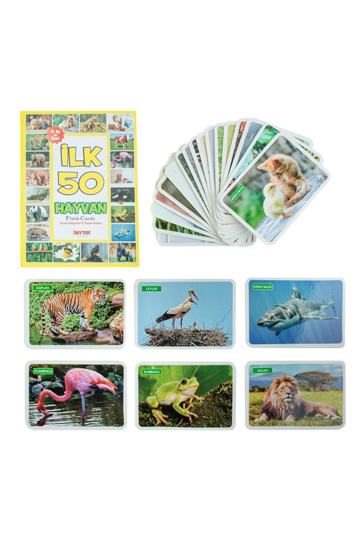 ilk 50 hayvan , ilk 50 sözcük ,zeka kartları
