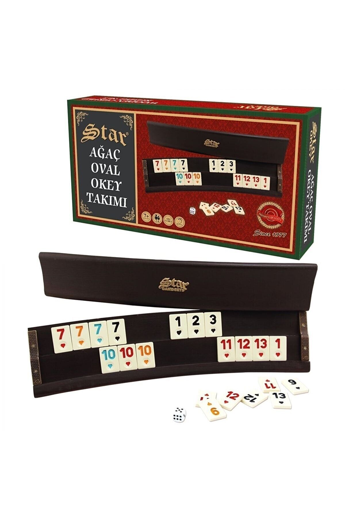 Ahşap Oval Okey, Lüxokey Takımı