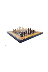 Ahşap Pullu Tavla Dama Satranç Seti Star Sahra Tavla - Tavla Satranç Dama 3 Ü Bir Arada