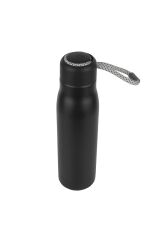 Kişiye Özel 600 ml Siyah Termos, 8-10 Saat Sıcak, 20-25 Saat Soğuk, Kamp Termos, Seyahat Termos