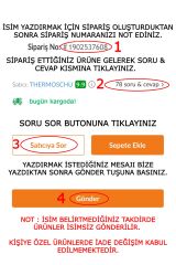 Kişiye Özel Siyah Kilitli Termos 500 Ml, Çay Kahve Kamp Termos, Vakumlu Termos, Soğuk Sıcak Termos