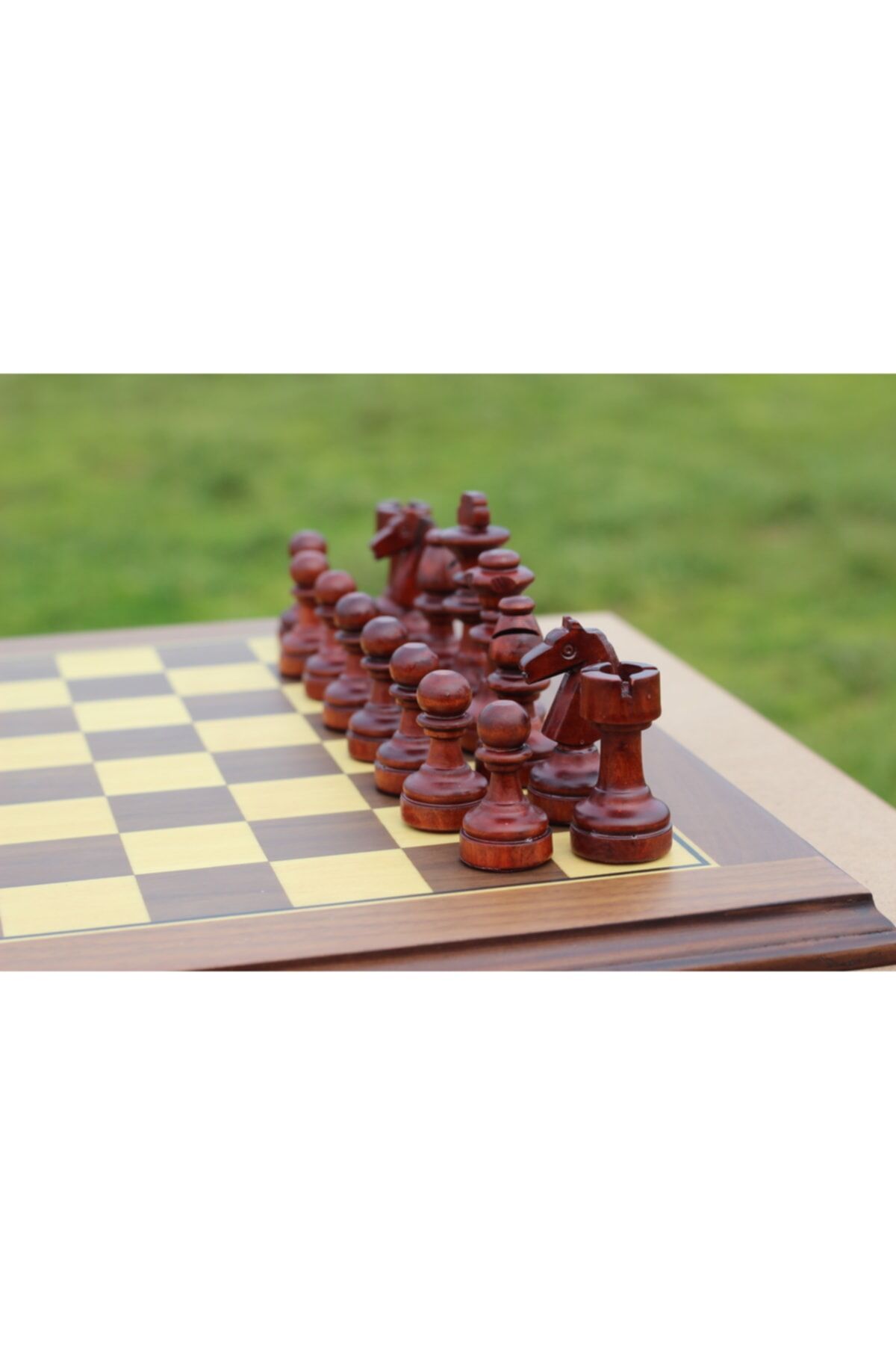 El Yapımı Ceviz Katı Satranç Seti, Lüks Satranç , Ahşap Satranç Taşları, Katı Ceviz Satranç,
